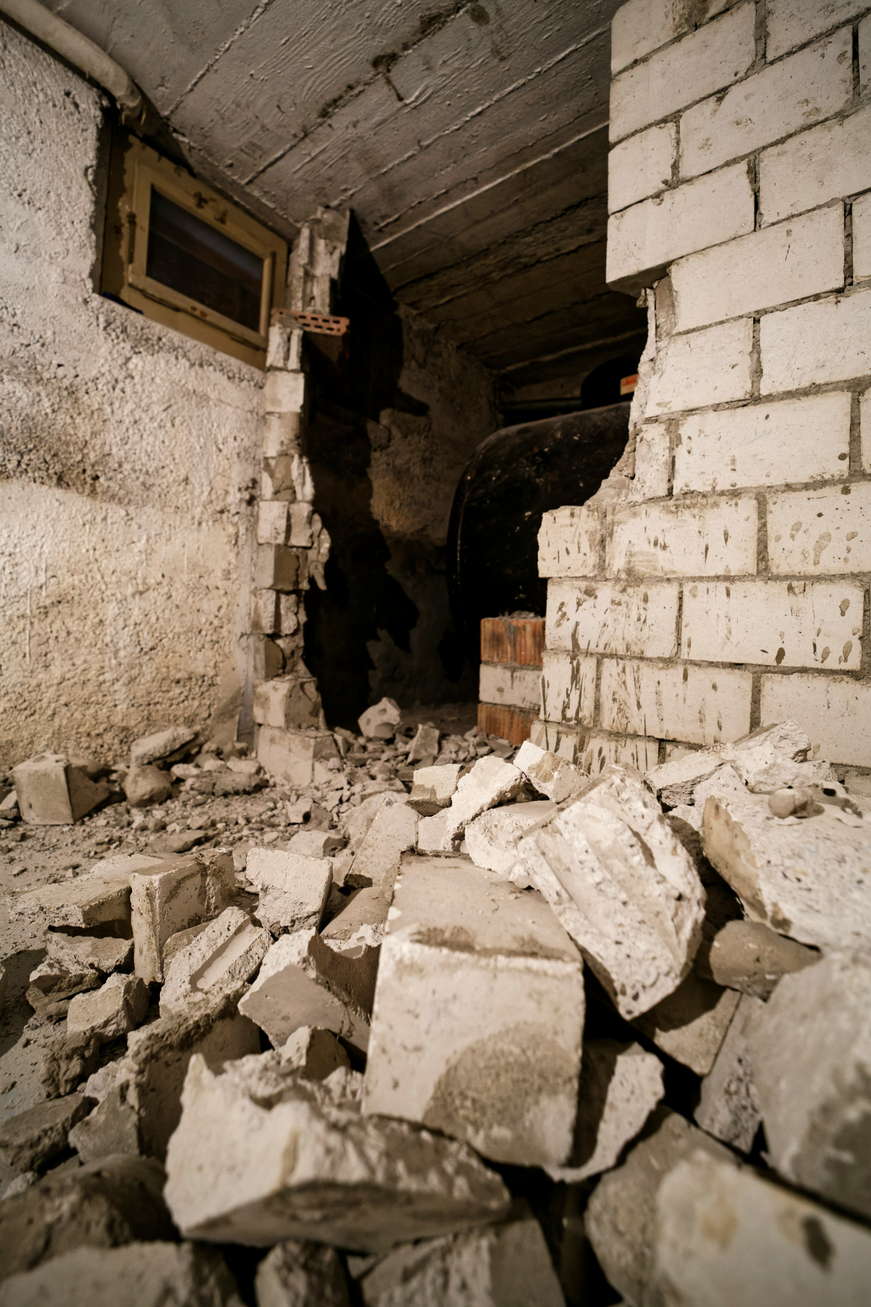 Εργαλεία κατεδάφισης και μπάζα